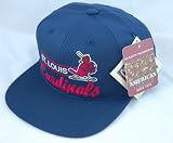 St Louis Cardinals Solid Color Flat-Billed Snapback Cap by American Needle