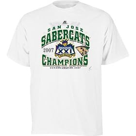 San Jose Sabercats Arena Bowl XXI Champions T-Shirt