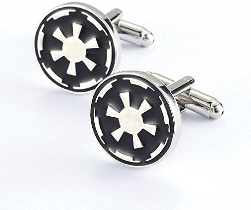 Jewelryfinds Star Wars Cufflinks Cuff Retro Nail Enamel Movie Handsome Man Series