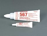 Loctite 567 PST Thread Seal for Stainless Steel Fittings, High Temp, White, 50mL Bot