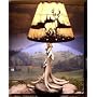 Single Antler Lamp With Deer Shade