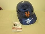 Mike Piazza New York Mets Autographed Helmet JSA - Autographed MLB Helmets and Hats