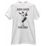 JESUS CHRIST LOVES HEARTS THE PANTHERS SPORTS... by Gildan