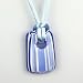 Limited Edition Murano Glass Pendant - Kalahari (Blue and White Style2)