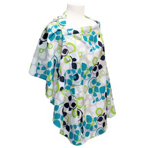 100% Cotton Chic Nursing Cover - Blue Vine