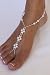 Pearl Cluster Barefoot Sandals Beach Bride - Pair