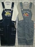 Review   / Toddler Boys Sizes 2T/3T/4T Cotton Indigo Denim/Stripe Denim Embroidered Bib Pocket Overall 2-PC Sets. (Prepack=24 Sets Assorted Sizes/Emb. Designs, Each 7.50)