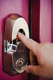 BioAxxis BD-1 XL Biometric Deadbolt Lock (Satin Nickel) (6\"H x 3\"W x 2.5\"D)