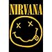 (16x20) Nirvana Smiley Face Music Poster Print