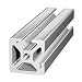 80/20 25 SERIES 25-2502 25mm X 25mm BI-SLOT ADJACENT T-SLOTTED EXTRUSION x 610mm