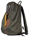 MFH Rucksack Nylon, "PT", oliv, Karabinerhaken