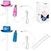 RoryTory 2 pc Pink Blue Mini Cowboy Hat USB Power Air Purifying Humidifier Set