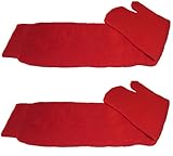 Japanese Style Ninja Tabi Socks Unisex Senior UK 9-11- RED