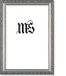 Imperial Frames 8 by 12-Inch/12 by 8-Inch Picture/Photo Frame, Silver with Floral Design
