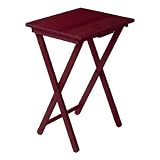 WATSONS Solid Wood Small Folding Snack / Craft / Laptop Table - Mahogany
