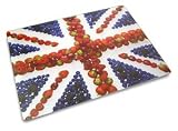Review Joseph Joseph  / Joseph Joseph Glass Chopping Board - Union Jack