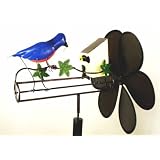 Bluebird House Whirligig with Nylon Propeller