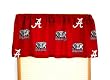 Alabama Printed Curtain Valance - 84 x 15 - Alabama Crimson Tide