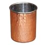 Asian Dinnerware Tumbler Steel inside Copper Outside Set of 2