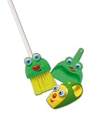 Kidz Delight Silly Sam the Broom and Dustpan with Larry the Talking Vacuum, Green