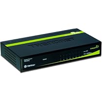 TRENDnet 8-Port Unmanaged Gigabit GREENnet Standard Switch (8 x 10/100/1000Mbps)