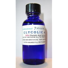 Yavonae GLYCOLIC ACID PEEL 100% 1 fl oz 30ml. Professional Lite Peel Treatment for Acne Scars, Fine Lines, Age Spots