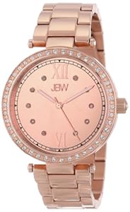 JBW Women's J6274B Rose Gold Mirror Dial Diamond Watch