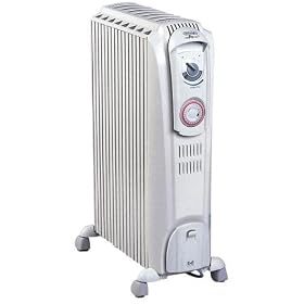 De'Longhi Dragon 3 TRD0615T Oil Filled Radiator with Timer, 1.5kW