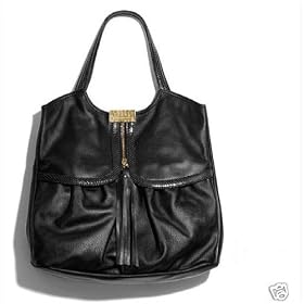 JIMMY CHOO FOR H&M XL BLACK LEATHER TOTE BAG