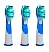 Frost® SONIC toothbrush head replacement 3 Pcs x compatible with Oral-B electric toothbrush. Compatibility sonic vitality and sonic complete. 1 x pk of 3pcs