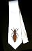 Party Decoration Necktie with bug, insect, brown, worker, termite