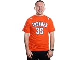 Adidas Men's Oklahoma City Thunder Gametime #35 Durant Shirt Orange
