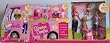 Barbie Pink Glamour Camper Full Set with 4 Dolls