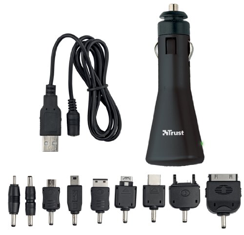 Trust Smart Charge Autoladeger&auml;t mit USB Anschluss schwarz