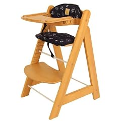 Treppenhochstuhl Happy Farm aus hochwertigem Pappelholz mit Bezug
