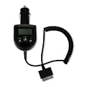 iPHONE DELUXE RADIO FM TRANSMITTER & NEW iPHONE CAR CHARGER (5PIN DOCK CONNECTION) FOR APPLE iPHONE