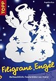 Filigrane Engel: Weihnachtliche Fensterbilder aus Papier