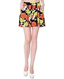 Simplicity&reg; Loose Fitted/Pleated Shorts In Multi Print W/ Pockets