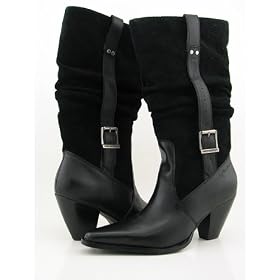 Harley Davidson Womens Bianca Black Suede Casual