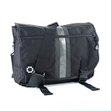 DadGear Messenger Diaper Bag - Center Stripe Grey