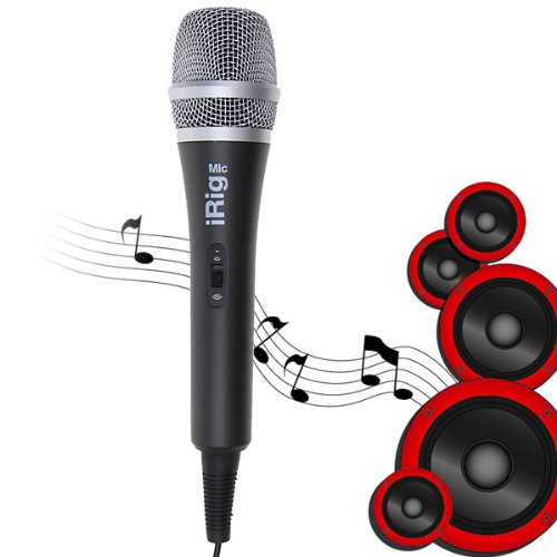 Multimedia Irig Mic for Iphone/ Ipod/ Ipad - Black