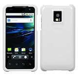 IMAGE OF Hard Protector Skin Cover Cell Phone Case for LG G2x Optimus 2x P999 T-mobile - White