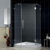 DreamLine SHEN-22343410-01 Frameless Hinged Shower Enclosure