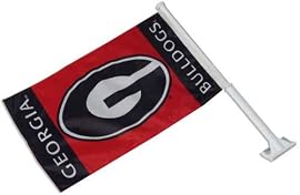 Georgia Bulldogs Car Flag - Set of 2