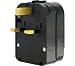 Tourist Mains Travel Adaptor, Plug Converter For Uk To Eu, F