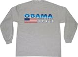 Obama Flag Adult Long Sleeve T-Shirt