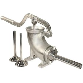 5 lb Tinned Stuffer (Included 3 Stainless Steel Funnels) by Sausage Seasonings