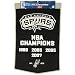 Sporting Goods : SAN ANTONIO SPURS NBA BASKETBALL CHAMPS WOOL BANNER!