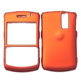 Cuffu -Orange Rubber Case- Blackberry 8300/ 8310/ 8320/ 8330 Curve Smart Case Makes Top of the Fashion AND A FREE Universal Screen Protector With ONE GREAT LOWEST Shipping Rate