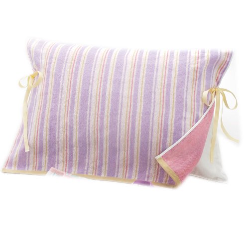 西川産業 TOWEL for PILLOW ピロータオル ストライプ柄 ラベンダー TDF2990025-L PI2020 TDF2990025